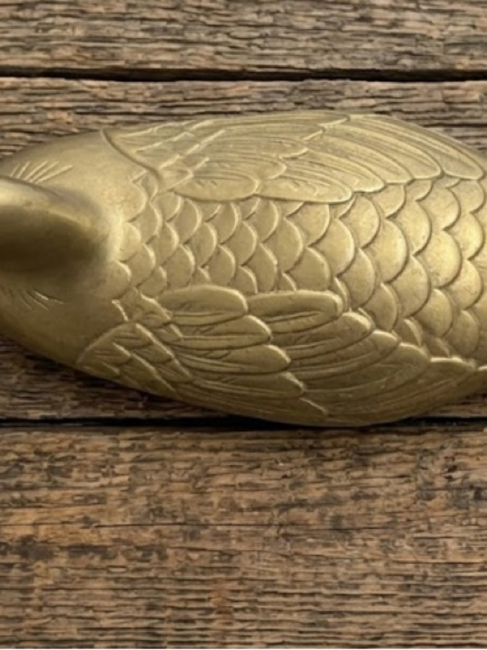 MCM Large Solid Brass Duck - Picture 5 of 7